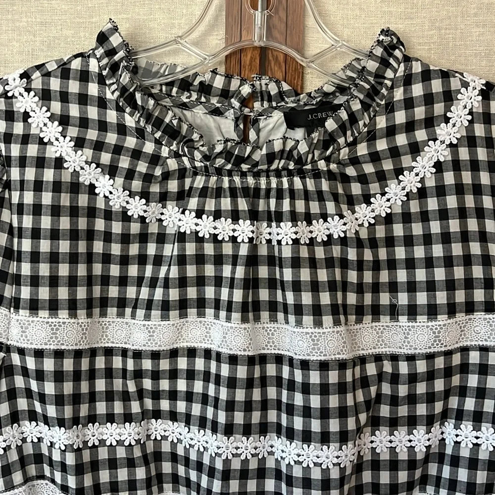 J. Crew stylish gingham